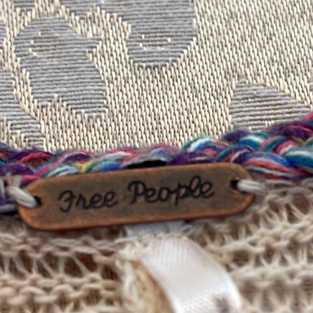 Free People “Storm Clouds” knit weave pullover top - Picture 11 of 13
